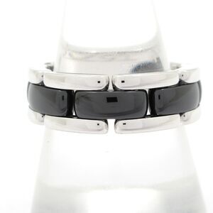Chanel Ultra Ring Ring 18K White Gold Black Ceramic